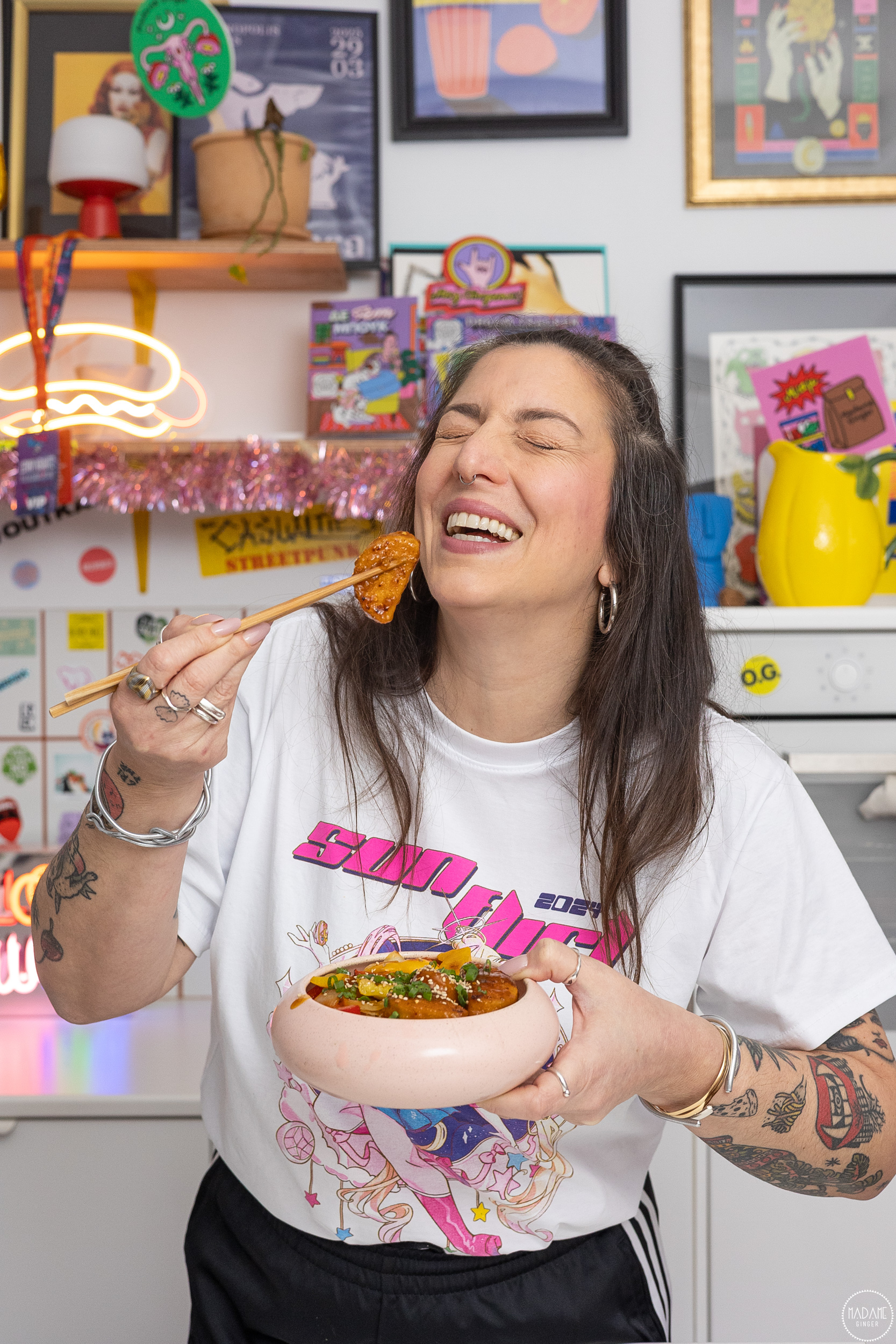 Plant-based nuggets με πορτοκάλι