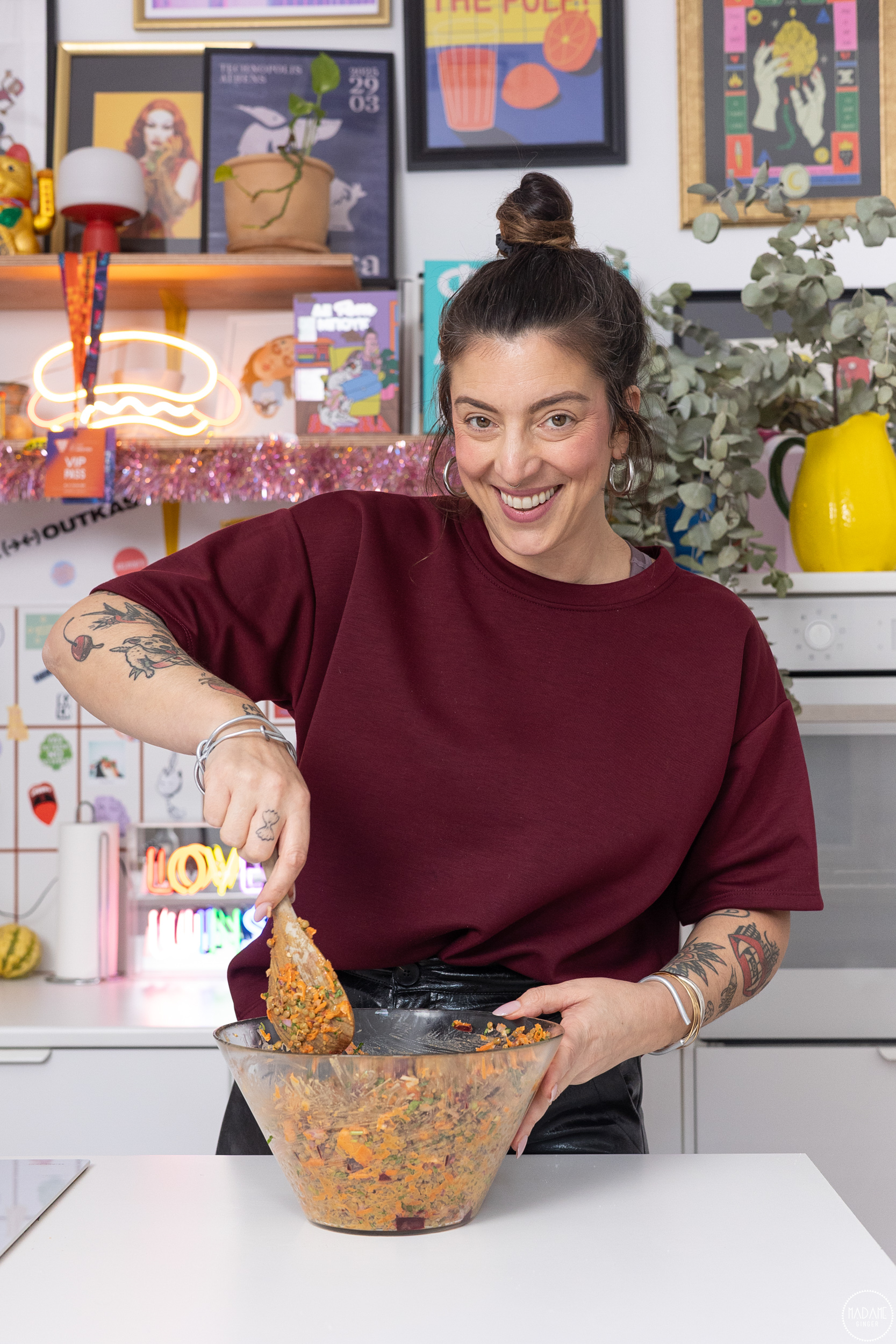 Σαλάτα με φακές & φθινοπωρινές ρίζες