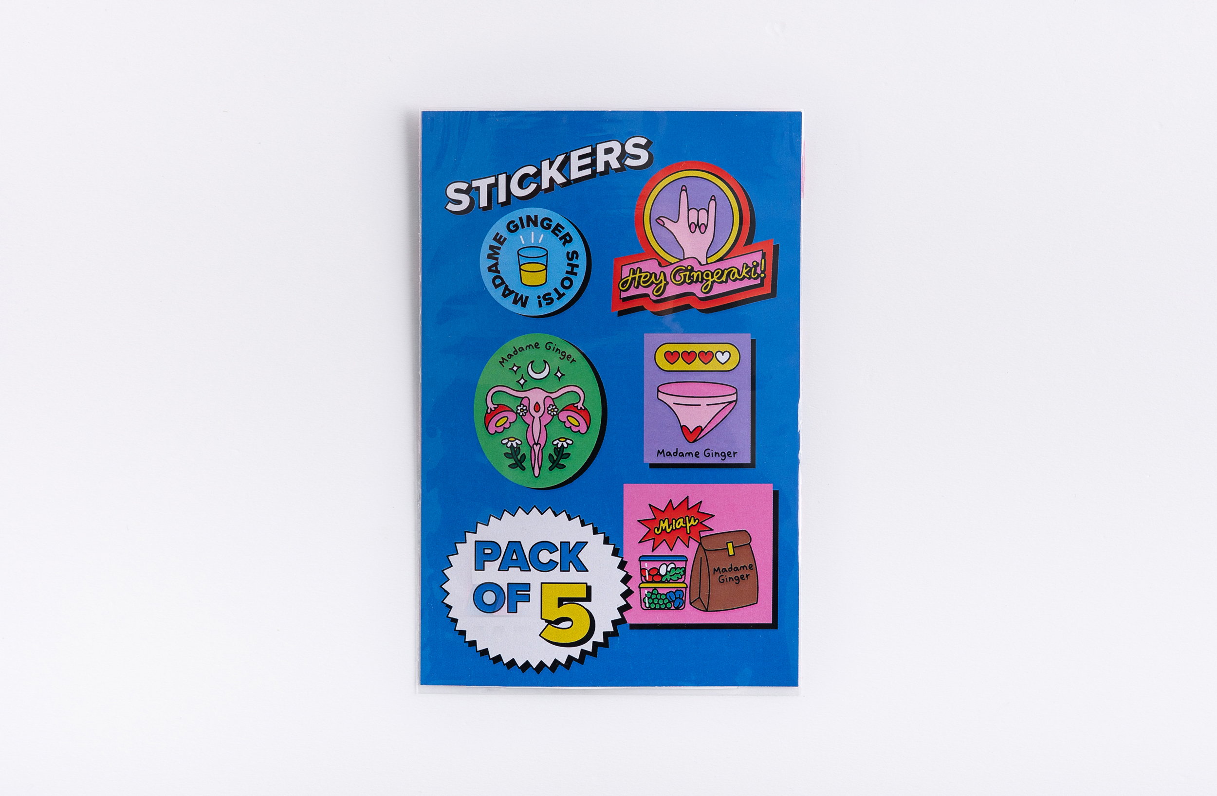 Σετ 5 Αυτοκόλλητων Madame Ginger - Image 8