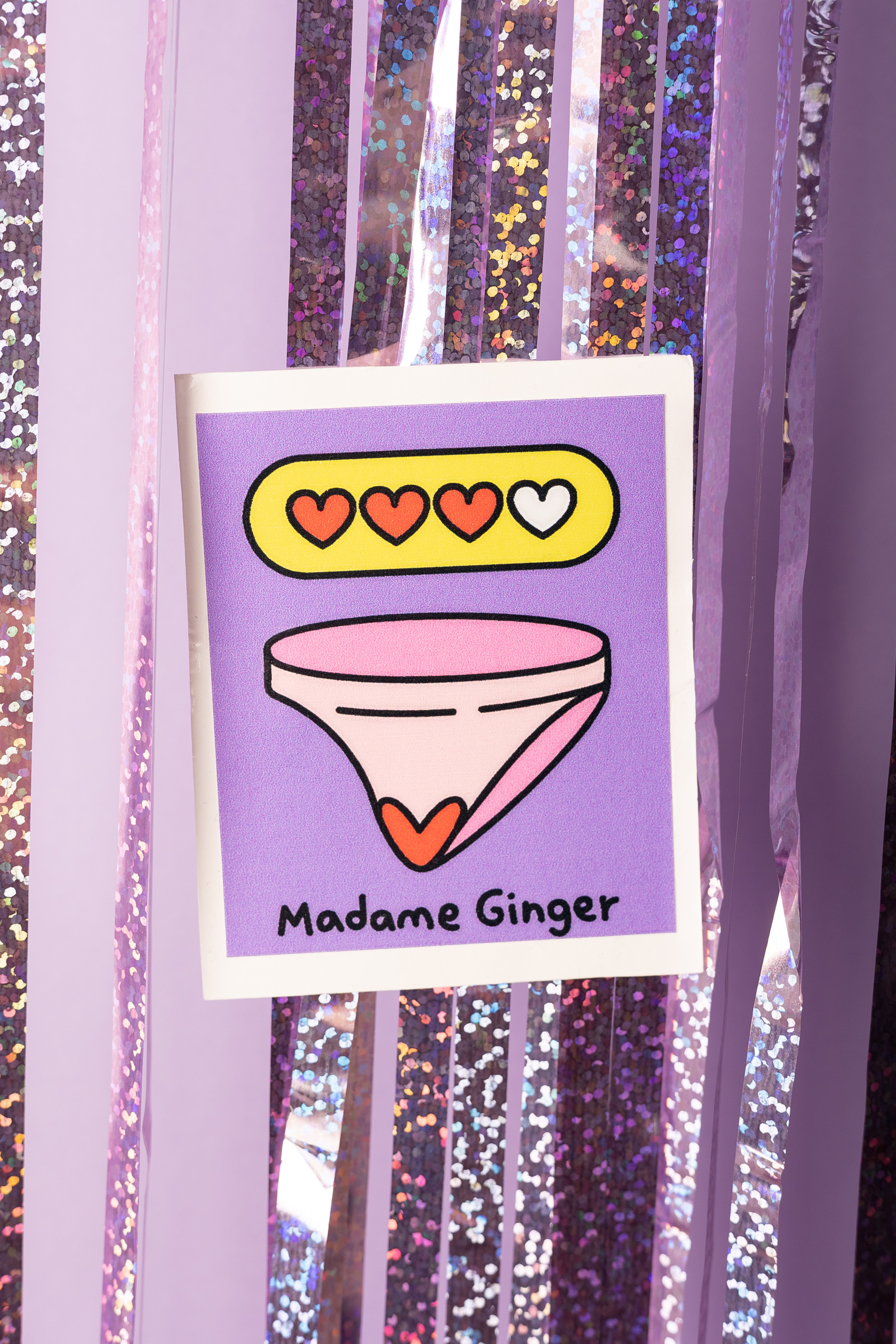 Σετ 5 Αυτοκόλλητων Madame Ginger - Image 2