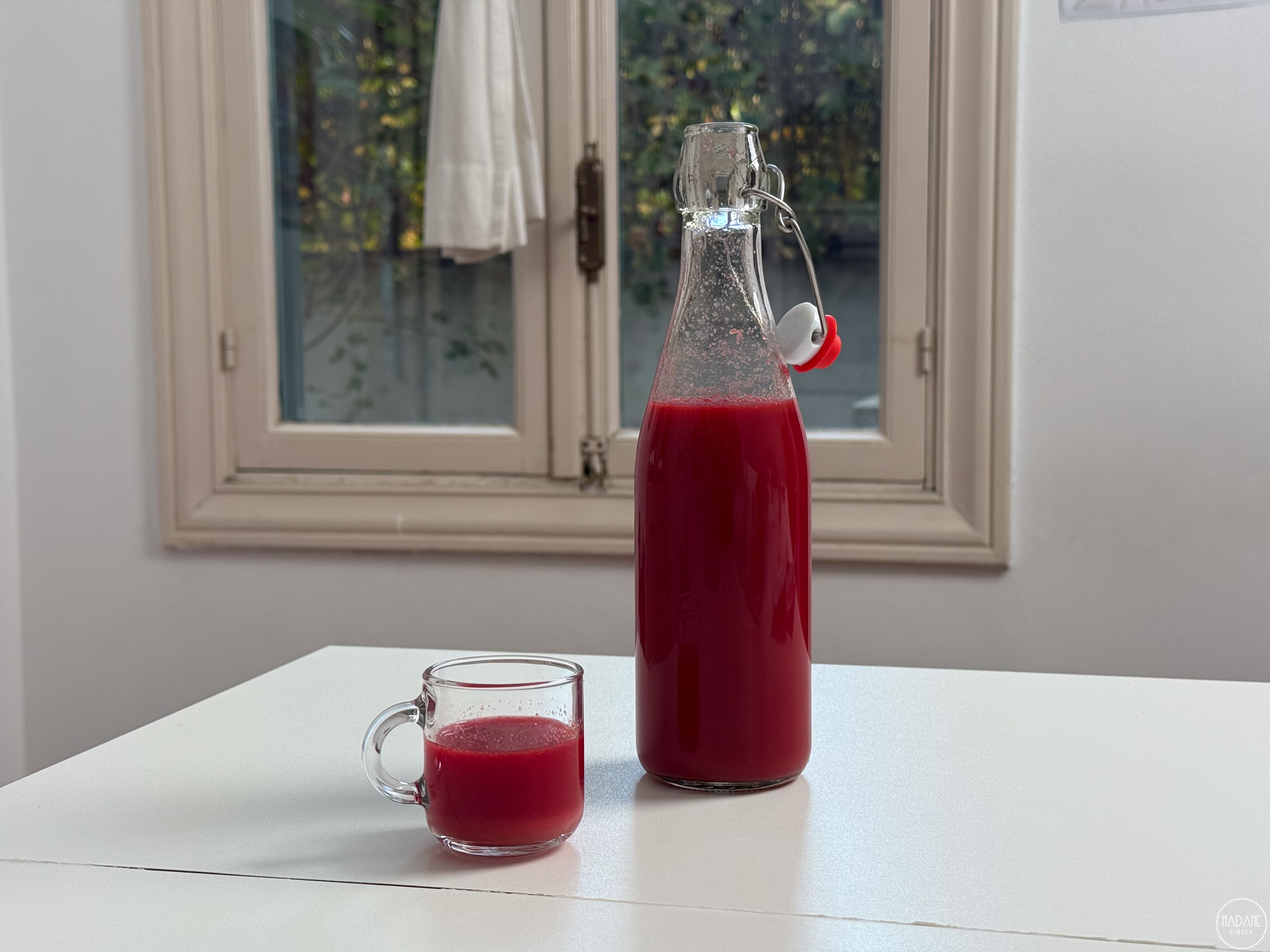Ginger shots με παντζάρι 