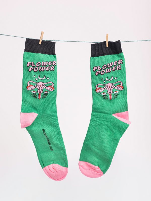 Madame Ginger x ODE Socks κάλτσα - Flower Power
