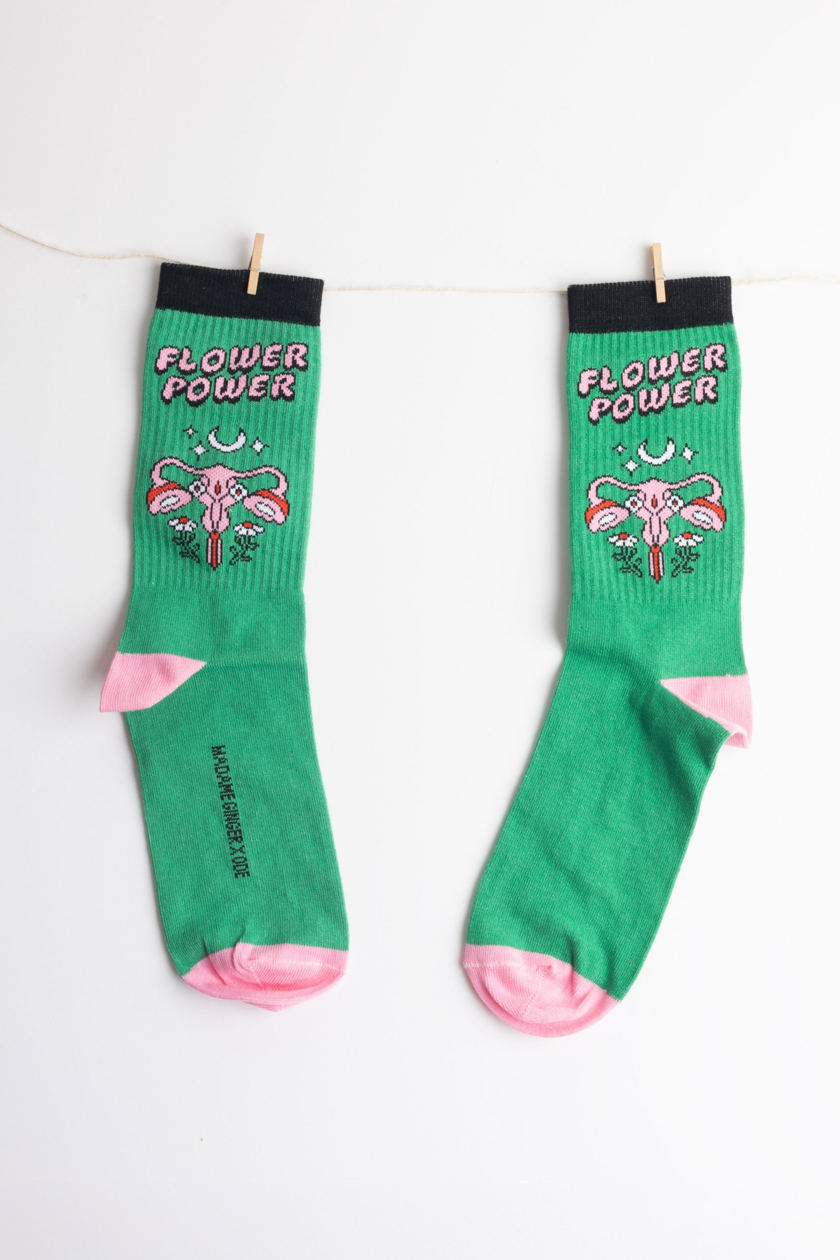 Madame Ginger x ODE Socks αθλητική κάλτσα - Flower Power