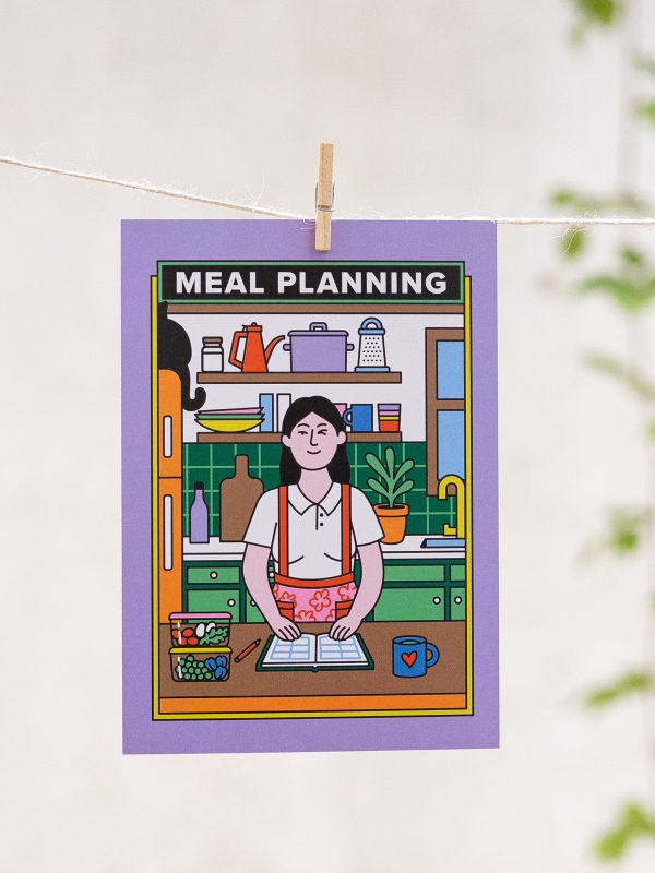 Card Postal - Meal Planning