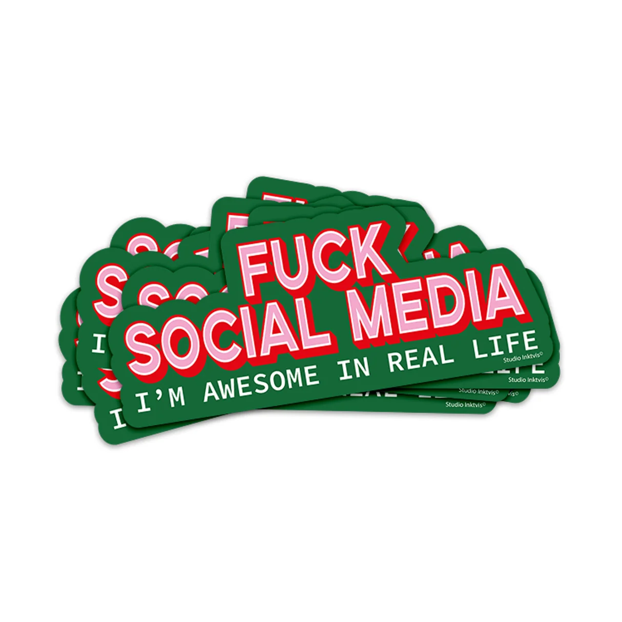 Αυτοκόλλητο Fuck Social Media